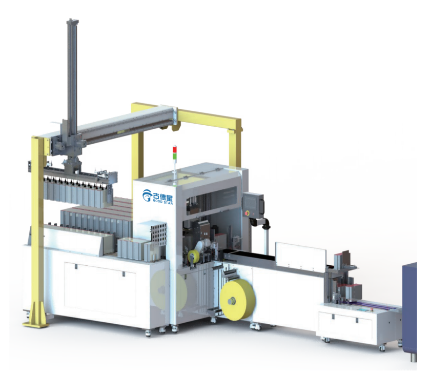 GDS-APSM-V4检品连线+自动码垛打包机