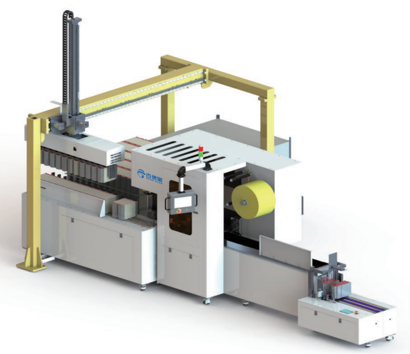 GDS-APWM型检品连线+自动码垛打包机